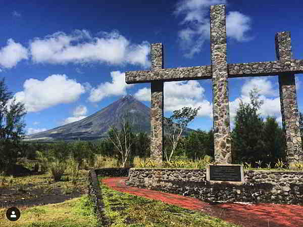 memorial at Sto. Domingo Albay